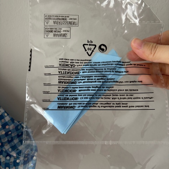 Kids' the Wizard of‎ Oz Dorothy Halloween Costume Dress with Hair Bow Sz 1-2 - Picture 6 of 7